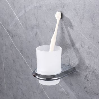 Стакан для зубных щеток Abber Nord AA1556 Хром — фото 2, Стаканы для зубных щеток