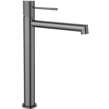 Смеситель для раковины Vincea Desire VBF-1D2GM Вороненая сталь — фото 1, Смесители для раковины