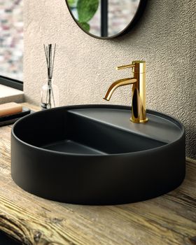 Комплект смесителей Paffoni Light KITLIG015HG071 Золото медовое — фото 8, Готовые комплекты для ванной комнаты