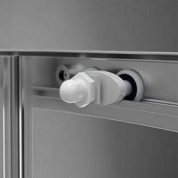 Душевой уголок AM.PM X-Joy Twin Slide 80х80 W88G-205-080MT64 профиль Хром матовый стекло прозрачное — фото 7, Душевые уголки четверть круга