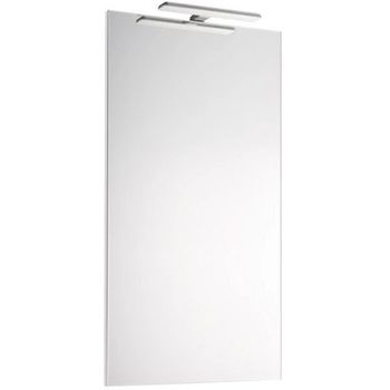 Зеркало Roca The Gap 45 ZRU9000090 с подсветкой (светильник сверху) — фото 1, Зеркала в ванную комнату