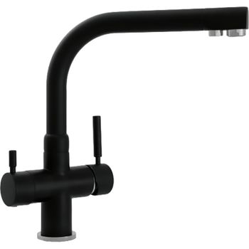 Смеситель для кухни Seaman Barcelone SSL-5383-NM Черный — фото 1, Смесители для кухни