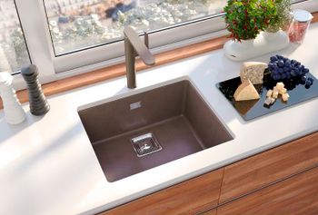 Кухонная мойка Alveus Granital+ Quadrix 50 Arctic G11 560x460x200 1128394 Белая — фото 3, Кухонные мойки