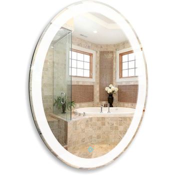 Зеркало Creto Venezia 57 11-570770V с подсветкой с сенсорным выключателем — фото 1, Зеркала в ванную комнату