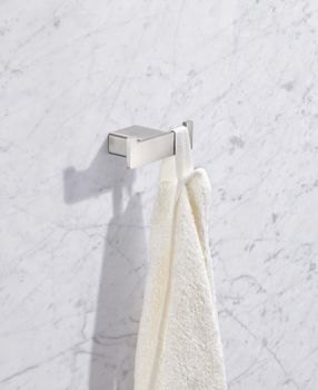 Крючок двойной Milacio Ultra MCU.950.SS / нержавеющая сталь / настенный / 9x3x5 см — фото 3, Крючки для полотенец