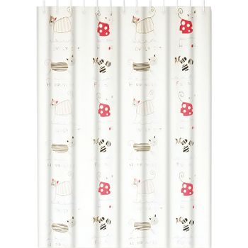 Штора для ванны Haiba HB75062 Коты — фото 1, Шторы для ванной