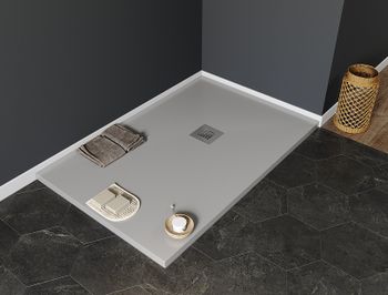 Душевой поддон из искусственного камня Aquanet Pleasure 160x90 258881 Серый — фото 6, Душевые поддоны из искусственного камня