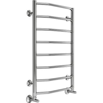 Водяной полотенцесушитель Terminus Виктория П8 500x800 4670078530134 Хром, нижнее подключение, G 1/2" ВР — фото 1, Водяные полотенцесушители