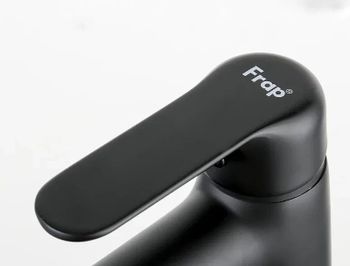 Смеситель для раковины Frap H17-6 F1017-6 Черный матовый — фото 2, Смесители для раковины