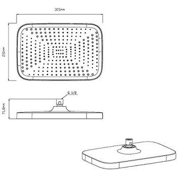 Душевая система Vincea VSFW-4211RGM Вороненая сталь — фото 10, Встраиваемые душевые комплекты