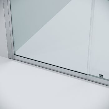 Душевая дверь Grossman Cosmo 100 100.K33.02.100.10.00 профиль Хром стекло прозрачное — фото 7, Раздвижные душевые двери