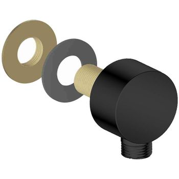 Шланговое подключение Aquatek AQ2454MB Черное матовое — фото 1, Шланговые подключения