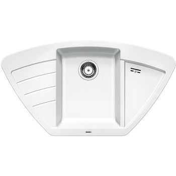 Кухонная мойка Blanco Zia 9 E 514758 Белая — фото 1, Кухонные мойки