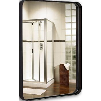 Зеркало Creto Terra notte 55 17-550800TN Черное — фото 1, Зеркала в ванную комнату