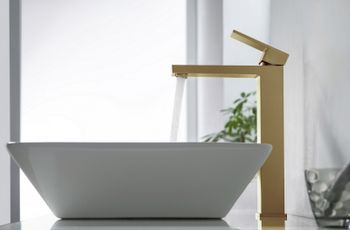 Смеситель для раковины Timo Selene 3011/17F Золото матовое — фото 2, Смесители для раковины