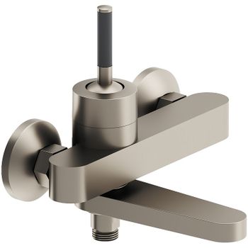 Смеситель для ванны Damixa Arc 291000200 Никель — фото 1, Смеситель для ванны