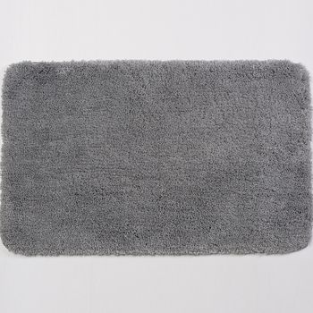 Коврик для ванной комнаты WasserKRAFT Kammel 90х57 BM-8312 Silver — фото 6, Коврики для ванной комнаты