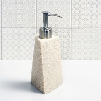 Дозатор для жидкого мыла WasserKRAFT Ohre K-37799 Бежевый матовый — фото 2, Дозаторы