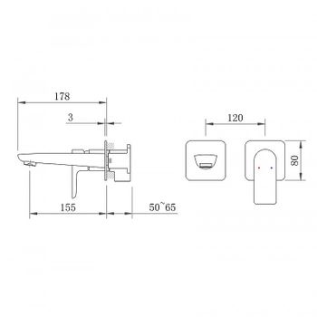 Смеситель для раковины Berges Ventas S 076014 Оружейная сталь — фото 5, Смесители для раковины