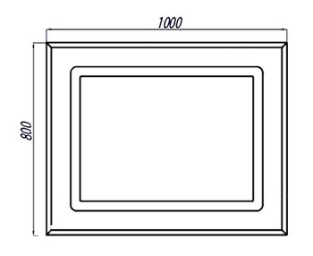 Зеркало Aquaton Римини 100 1A136902RN010 с подсветкой с сенсорным выключателем с подогревом — фото 7, Зеркала в ванную комнату