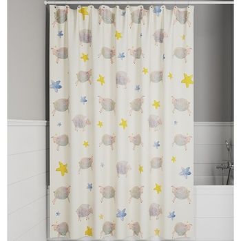 Штора для ванны Iddis Base 180х200 BA01P18i11 Светло-бежевая — фото 1, Шторы для ванной