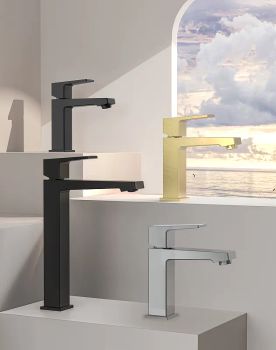 Смеситель для раковины Splenka S01.10.03 Золото матовое — фото 2, Смесители для раковины