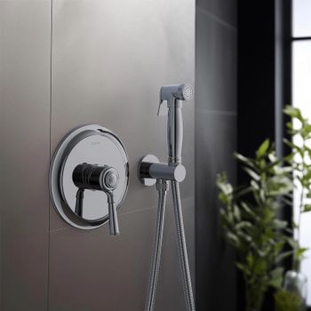 Гигиенический душ со смесителем Aquatek Классик AQ1519CR Хром — фото 3, Гигиенические души