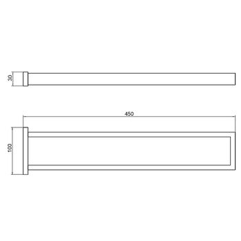 Полотенцедержатель Timo Selene 17052/17 двойной Золото матовое — фото 6, Полотенцедержатели