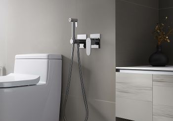 Гигиенический душ со смесителем Aquatek Оберон AQ1220CR Хром — фото 4, Гигиенические души