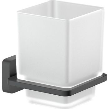 Стакан для зубных щеток Schein Klimt 9231MB Черный матовый — фото 1, Стаканы для зубных щеток