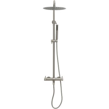 Душевая система Allen Brau Priority 5.31A10-BN Никель брашированный — фото 4, Душевые стойки