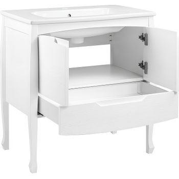 Тумба под раковину Veedi Lord 100 LRD1000T-DR Белая — фото 4, Тумбы под раковину