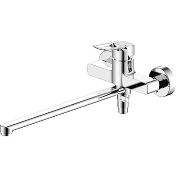 Смеситель для ванны Iddis Spin SPISBL2i10WA Хром — фото 1, Смеситель для ванны