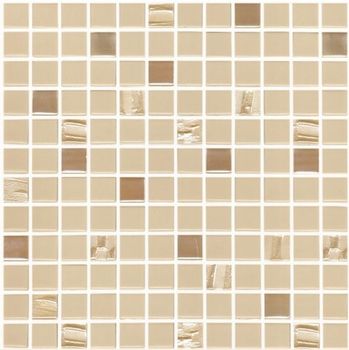 Стеклянная мозаика Vidrepur Astra Beige Бежевый 31,7х31,7 см — фото 1, Мозаика