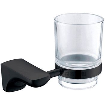 Стакан для зубных щеток CeramaLux Monelli 70002 Черный матовый — фото 1, Стаканы для зубных щеток