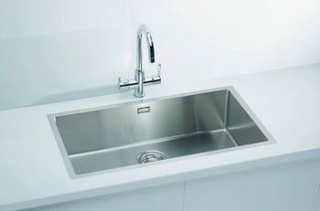 Кухонная мойка Alveus Quadrix 60 BRS-90 790x450x200 1092477 Брашированная сталь — фото 2, Кухонные мойки