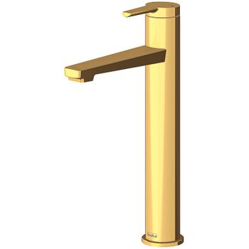 Смеситель для раковины Teska Liva Leo L E5427 Золото — фото 1, Смесители для раковины