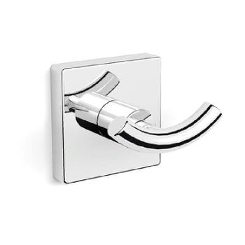 Двойной крючок Langberger Ledro 11832A Хром — фото 1, Крючки для полотенец