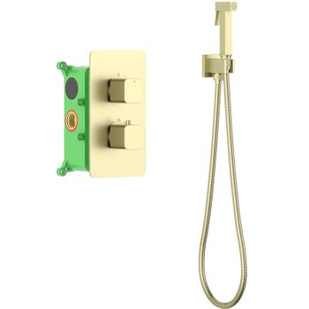 Гигиенический душ со смесителем Timo Petruma 5089/17SM Золото матовое — фото 1, Гигиенические души