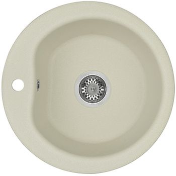 Кухонная мойка Aquaton Мида 51 1A712732MD240 Жемчуг — фото 1, Кухонные мойки