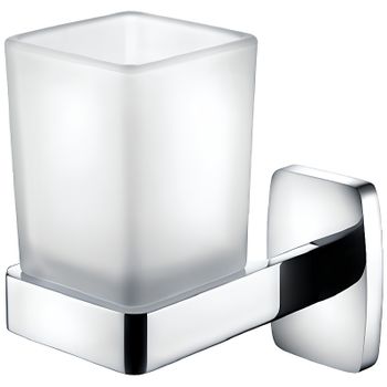 Стакан для зубных щеток CeramaLux Cube 12602 Хром — фото 1, Стаканы для зубных щеток