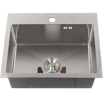 Кухонная мойка Fabia 50х40 504030 Сатин — фото 2, Кухонные мойки