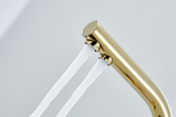 Смеситель для кухни Paulmark Essen Es213011-G Золото — фото 10, Смесители для кухни