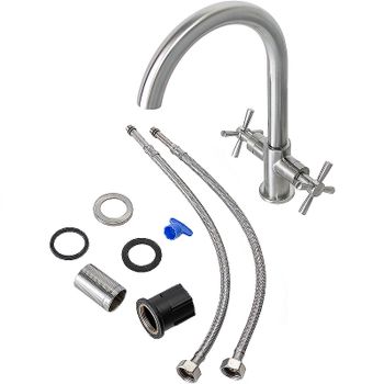 Смеситель для кухни Orange Mia M34-821Ni Никель — фото 4, Смесители для кухни