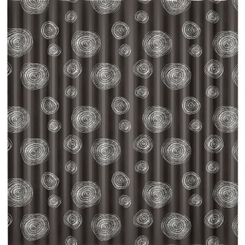 Штора для ванны WasserKRAFT Eidar 180х200 SC-33301 Круги — фото 1, Шторы для ванной