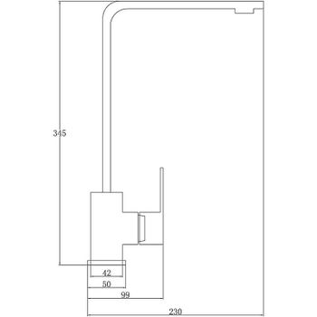 Смеситель для кухни ZorG Steel Hammer SH 5104 INOX Нержавеющая сталь — фото 2, Смесители для кухни