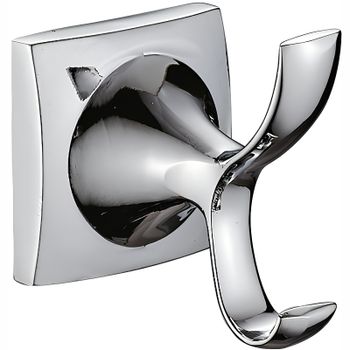 Двойной крючок Haiba HB8505 Хром — фото 1, Крючки для полотенец