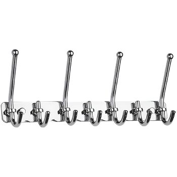 Вешалка для полотенец Haiba HB201-7 Хром — фото 1, Крючки для полотенец