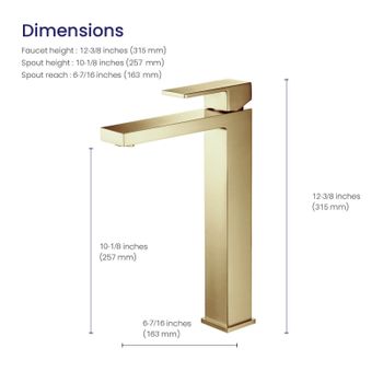 Смеситель для раковины Timo Selene 3011/17F Золото матовое — фото 5, Смесители для раковины