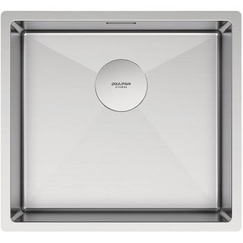 Кухонная мойка Paulmark Next 48 Uni PM214844-BS Брашированная сталь — фото 1, Кухонные мойки